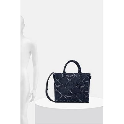 Zadig&Voltaire Чанта zadig&voltaire angel tote denim monogram (lwba04248)