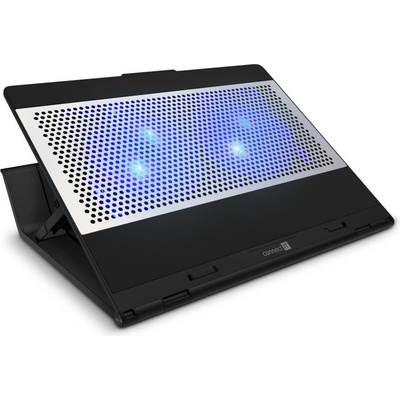 Connect IT FrostBlast chladicí podložka pod notebook s modrým podsvícením – černá – Hledejceny.cz