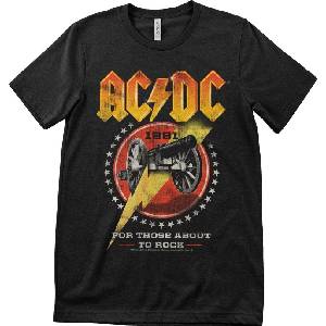 AC/DC 1981 For those About To Rock Black S Риза (PS-1-ACDC007-H46-4-BK-S)