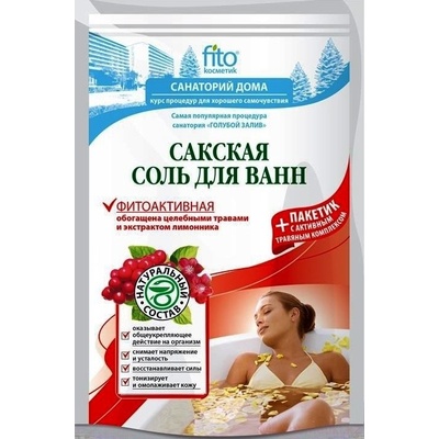 Fitokosmetik fytoaktívna soľ do kúpeľa z jazera Saki 530 g