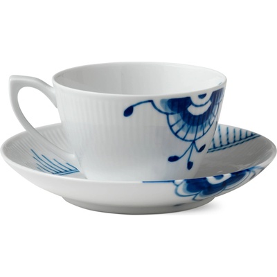 Royal Copenhagen Porcelánová šálka s podšálkou Blue Fluted Mega 280 ml