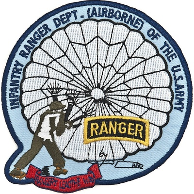 Nášivka textilná 101 Inc Infantry Ranger - farebná