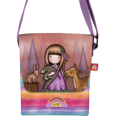 Gorjuss Gorjuss malá kabelka přes rameno "Be Kind To All Creatures" SANTORO Be Kind Shoulder bag "Be Kind To All Creatures"