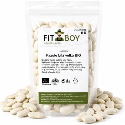Fitboy Fazole bílá velká BIO 250 g