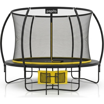 Pepita 305см Премиум батут със стълба и поставка за обувки - черен (JKL-10FT-GS4-B)