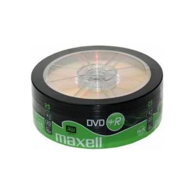 Maxell Диск DVD+R MAXELL, 4, 7 GB, 16x, 25 бр, ML-DDVD-plusR4.7-25PK