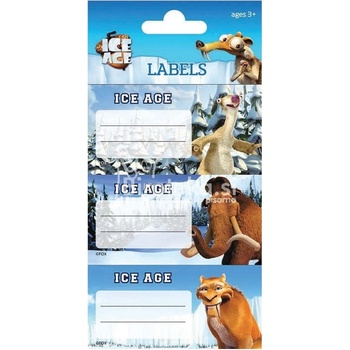 Image 1 of Eurocom Етикети за тетрадка Ice Age, опаковка 9 (24510-А-ICE AGE)