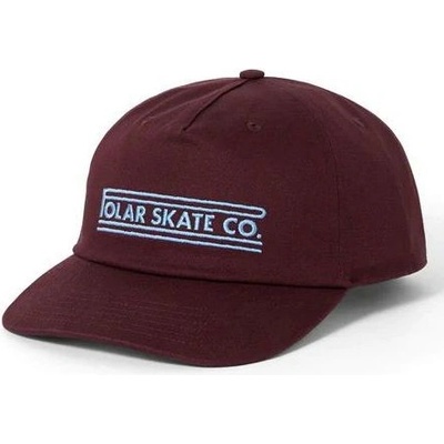Polar Jake Cap Twill Stretch L vínová