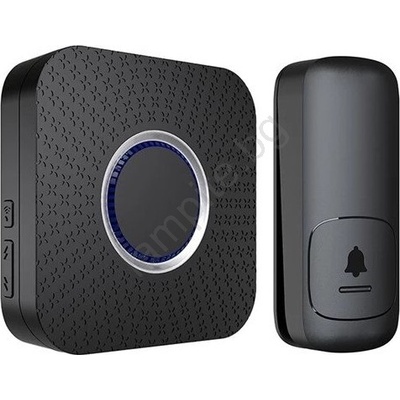 Geti Безжичен звънец за контакт кинетичен 230v черен (ti0171)