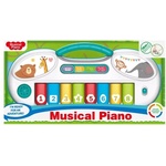 Man Yuk Toys Бебешко пиано с 8 клавиша, звук и светлинни ефекти (852bs)