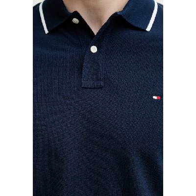 Tommy Hilfiger тениска с яка мъжка от памук (MW0MW42748)