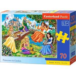 Castorland Пъзел Castorland от 70 части - Принцеси в градината (B-070022) - baby