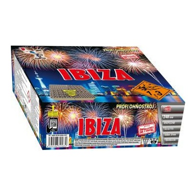 Profi zložený Ohňostroj IBIZA 248 RÁN 1/1