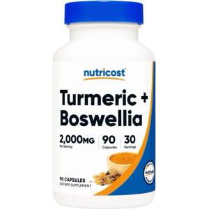 Nutricost Turmeric 1000 mg + Boswellia 1000 mg [90 капсули]