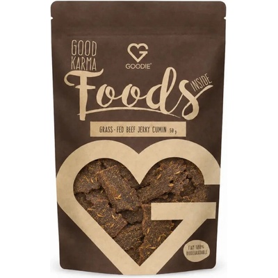 Goodie Grass-fed sušené hovädzie mäso Jerky Rasca 50 g