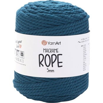 YARNART Macrame Rope 5 mm 85 m 789 Blueish юта (Macrame Rope 5 mm 789)