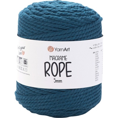 YARNART Macrame Rope 5 mm 85 m 789 Blueish юта (Macrame Rope 5 mm 789)