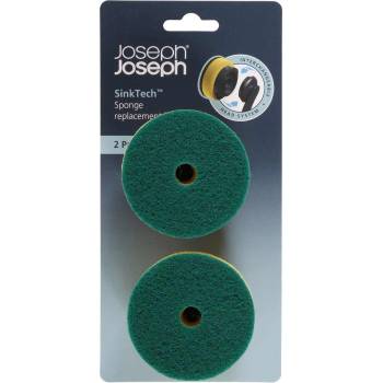 Резервни глави 6500020, с гъба, за четки SINKTECH, комплект от 2 бр. , Joseph Joseph (JS6500020)