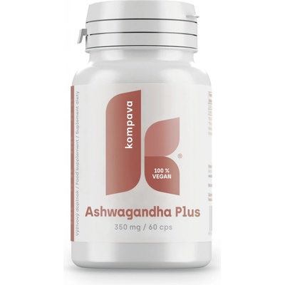 KOMPAVA Ashwagandha plus 350 mg 60 kapslí