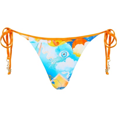 Seafolly Дамско бикини долнище Seafolly Women's Aquarius Reversible Tie Side Rio Pant Bikini bottom - Turquoise - размер 40 (EU) (150-4417-0115)