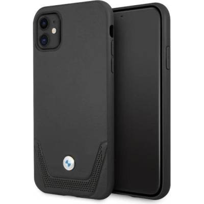 BMW Калъф BMW BMHCN61RSWPK Leather Perforate, за Apple iPhone 11, черен (BMW000383)