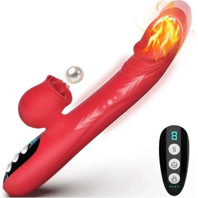Boss Series Fox přirážecí vibrátor s jazýčkem