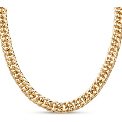 Ellami Pozlacený proplétaný masivní řetízek 14k 3002119