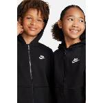 Nike суичър с цип и качулка за деца с памук Sportswear Club Fleece (FD3004)