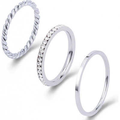 Ornamenti Set prstýnků Trio silver ORN150013