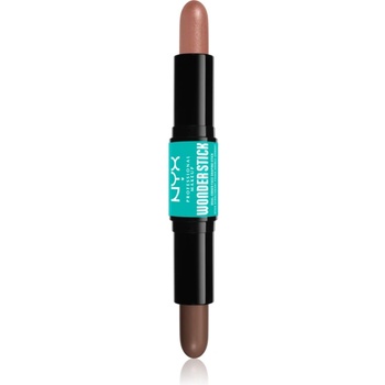 NYX Professional Makeup Wonder Stick Dual Face Lift двустранна контурираща писалка цвят 03 Light Medium 2x4 гр