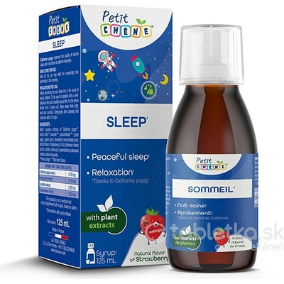 Petit Chene Sleep detský sirup s jahodou 125 ml