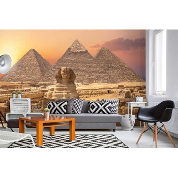 DIMEX ART s. r. o Самозалепваща се флизелинова фототапета пирамиди в гиза 375 x 250 см