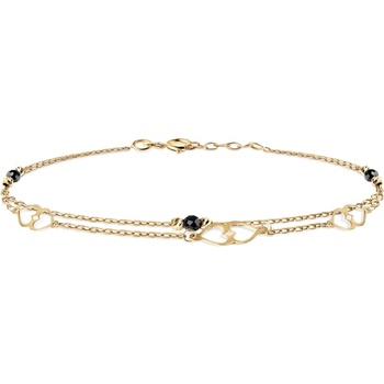 SAVICKI Гривна сърце на Савицки: злато, цирконий