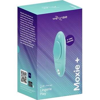 WE-VIBE Moxie+ - радио, умен клиторен вибратор (тюркоазен)
