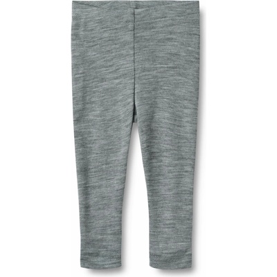 Detské merino legíny šedej melange grey Agi WHEAT