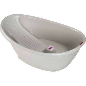 Okbaby Бебешка вана OK Baby - Бела, 81 cm, светлосива (OKBBE92304GY)