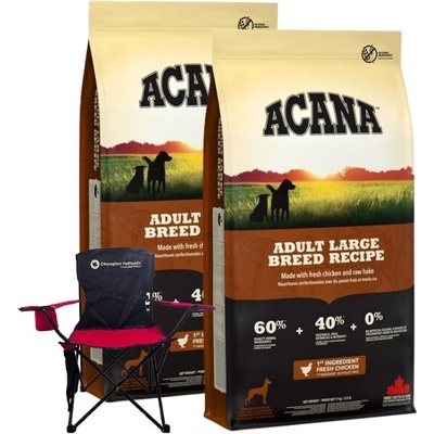 Acana Heritage Adult Large Breed Chicken 2 x 17 kg