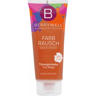 Berrywell farebná maska na vlasy Farbrausch Tint Mask korral 201 ml