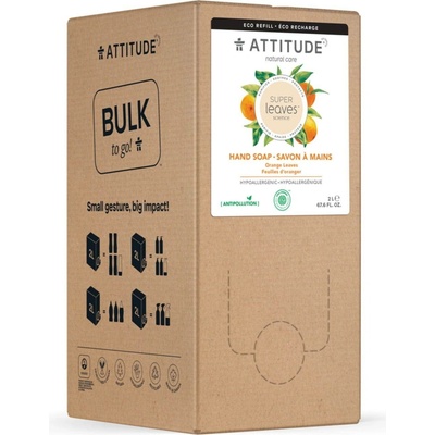 Attitude Super Leaves Hand Soap Orange Leaves 2 l