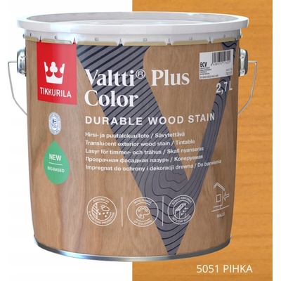 TIKKURILA VALTTI PLUS COLOR 2,7L 5051 PIHKA - Rychleschnoucí impregnace