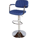 Bogdan Furniture Am Бар стол Калипсо-13 текстил -тъмно син