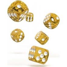 Oakie Doakie Dice D6 Dice 16 mm Speckled Orange 12