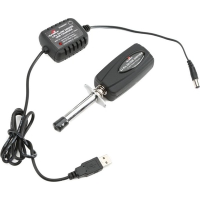 Dynamite Žhavící koncovka LiPol s měřidlem s USB nabíječem