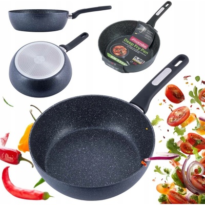 Kamille Hluboká pánev s mramorovým povrchem 28 cm - Pro indukci i plyn