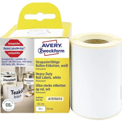 Avery-Zweckform etikety v roli kompatibilní náhradní DYMO 1976414 59 x 102 mm fólie bílá 50 ks