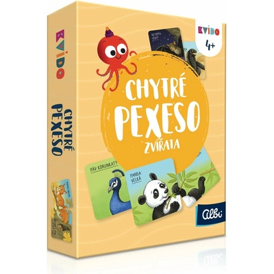 Albi Kvído Inteligentné pexeso 2 Zvieratá