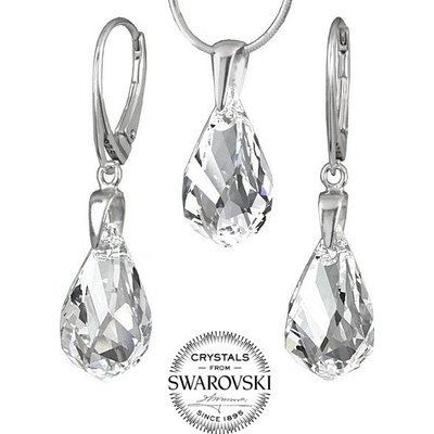 Stříbrný set Helix Crystal Swarovski Elements LSW143S – Zboží Dáma