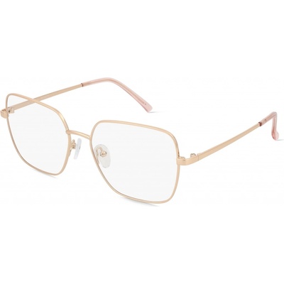 Fielmann BD 480 FA Celoobruba Čtvercový Ušlechtilá ocel-rámy Starorůžová Zlatá – Zboží Mobilmania