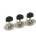 Schaller HNI 1-1 Baseplate 3+3 Nickel Тунинг част за китара (10330163.30.13)