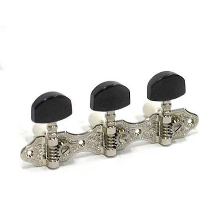 Schaller HNI 1-1 Baseplate 3 L Nickel Тунинг част за китара (10330163.30.13)